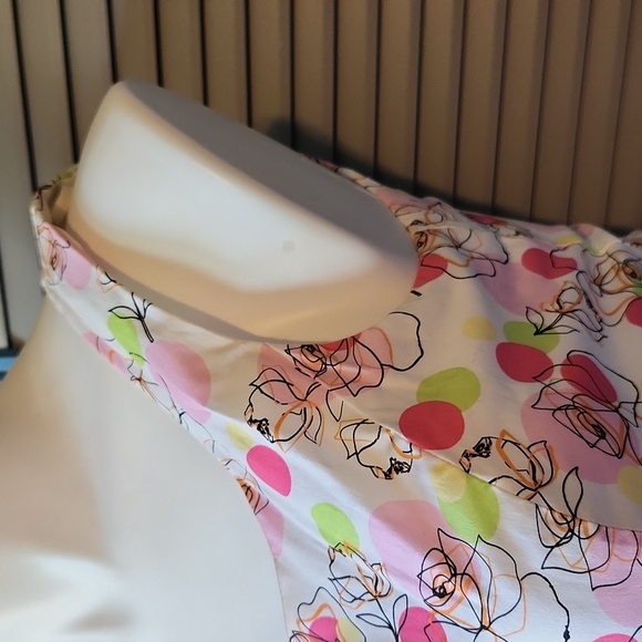 Vintage Sheri Martin NY Pink Floral Dress - Picture 7 of 12